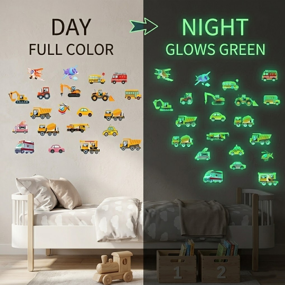 Home Decor Kit - Светящиеся наклейки на стену для автомобиля,