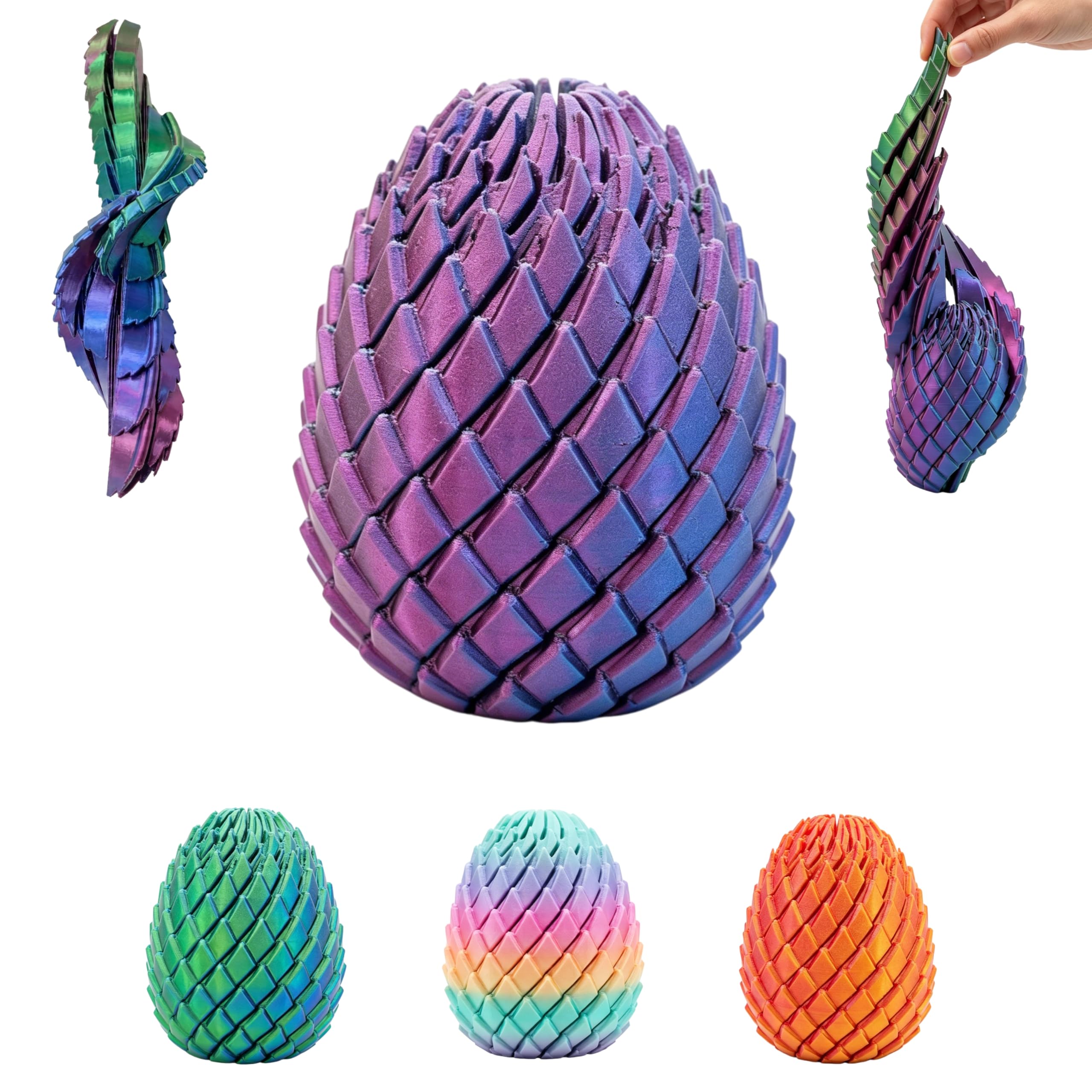 Home Decor Happy - 3D-игрушка «Драконье яйцо» с витой спиралью,
