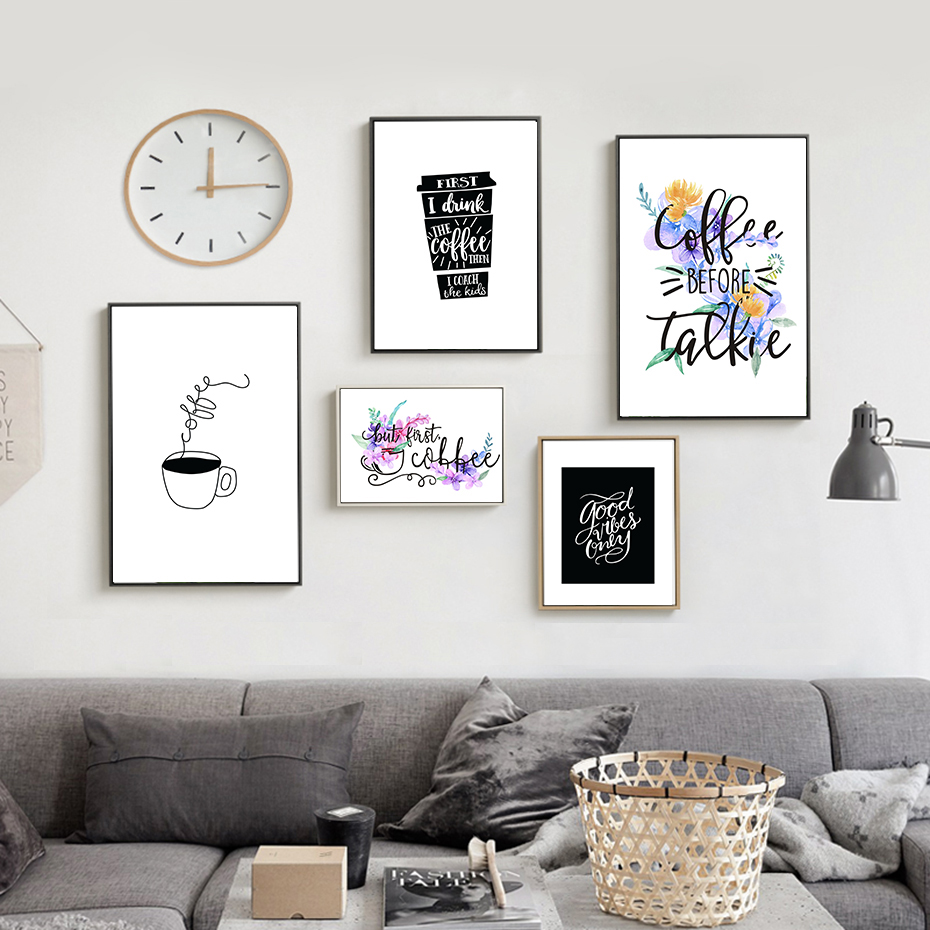 Современные постеры с цитатой  – обзор и цена Home Decor Quotes On Wall