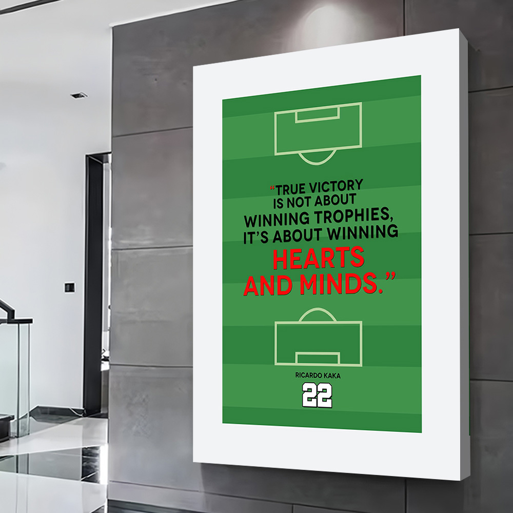 Постер с цитатой Рикардо Кака  – обзор и цена Home Decor Quotes On Wall