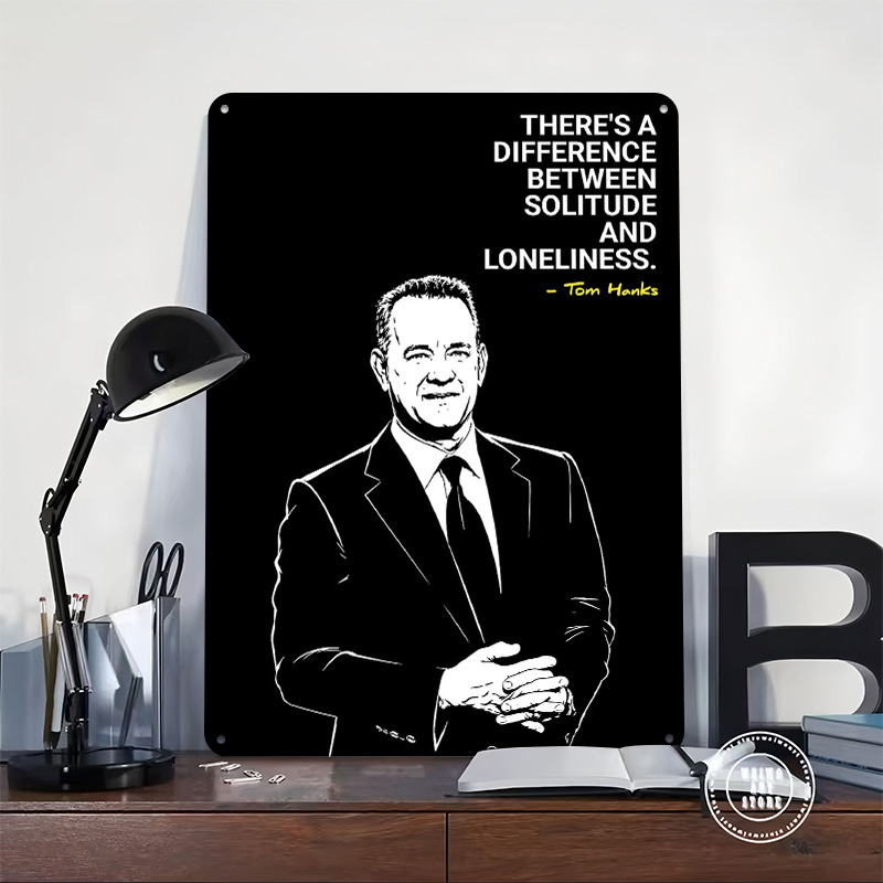 Цитата Тома Хэнка о одиночеств – обзор и цена Home Decor Quotes On Wall