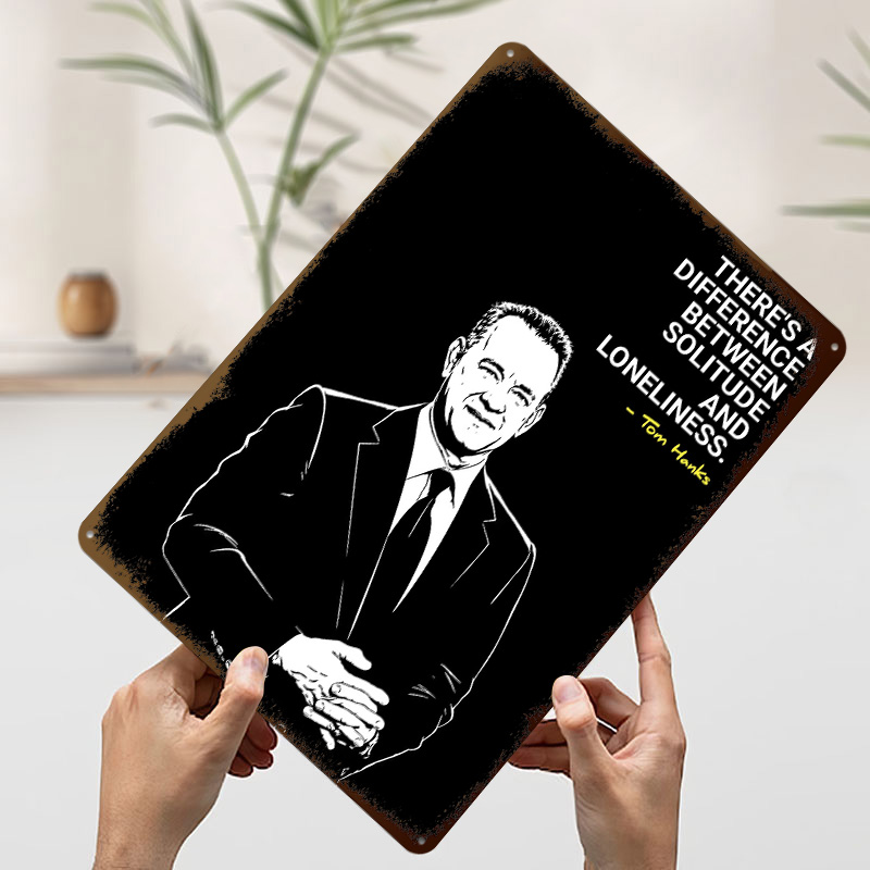 Цитата Тома Хэнка о одиночеств – обзор и цена Home Decor Quotes On Wall