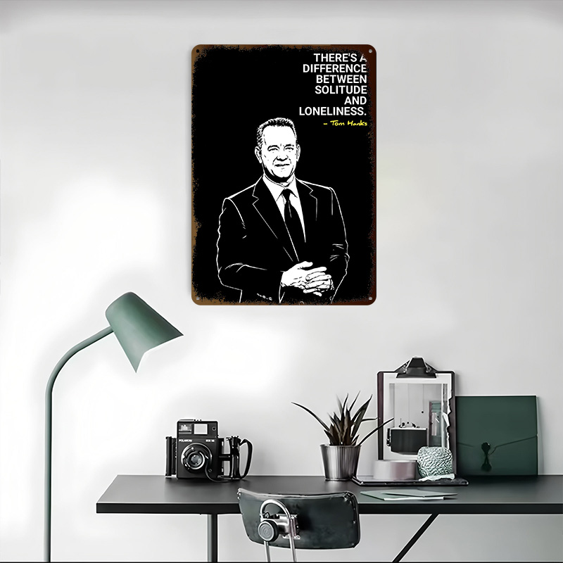 Цитата Тома Хэнка о одиночеств – обзор и цена Home Decor Quotes On Wall