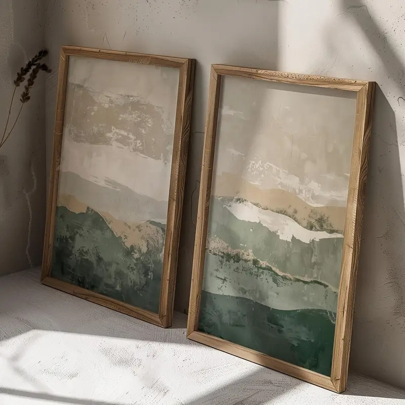 Набор из 2-х картин: Абстрактн – обзор и цена Home Decor Korea