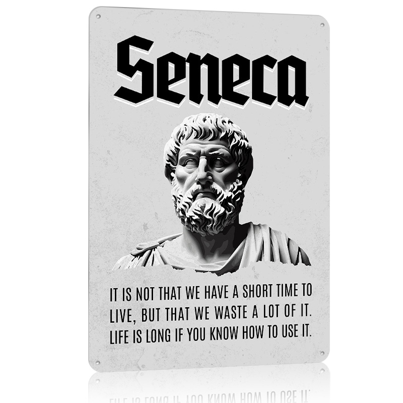 Seneca Stoic Quote 4, металлич – обзор и цена Home Decor Quotes On Wall