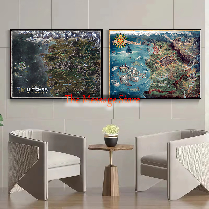 Карта мира ведьм, континенталь – обзор и цена Home Decor Location