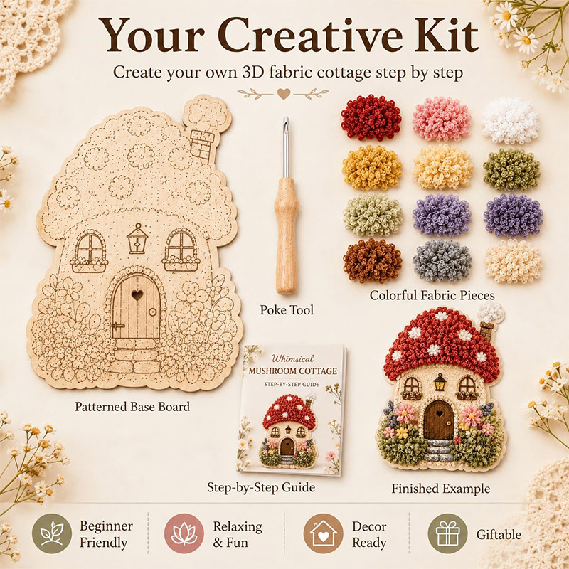 Набор для рукоделия «3D Домик- – обзор и цена Home Decor Kit