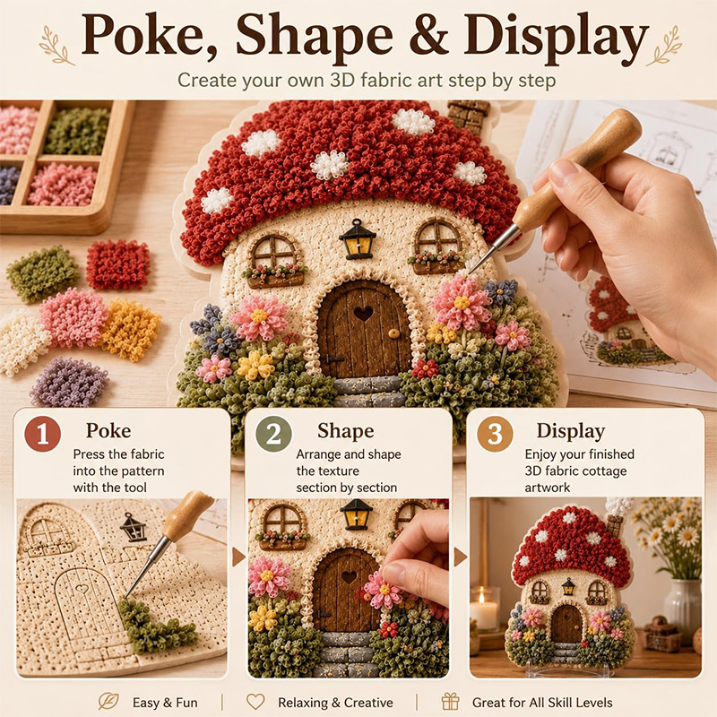 Набор для рукоделия «3D Домик- – обзор и цена Home Decor Kit