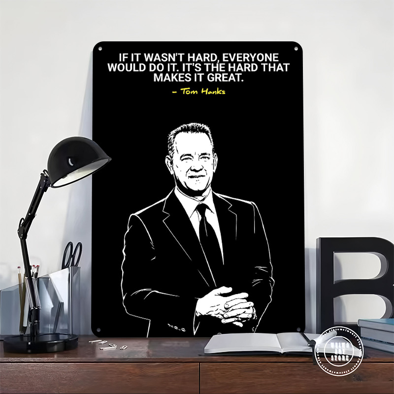 Цитата Тома Хэнка о тяжелой ра – обзор и цена Home Decor Quotes On Wall