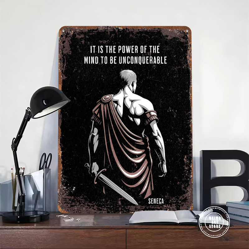 Seneca Stoic Quote металлическ – обзор и цена Home Decor Quotes On Wall