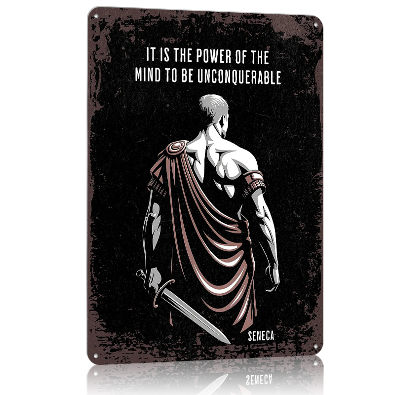 Seneca Stoic Quote металлическ – обзор и цена Home Decor Quotes On Wall