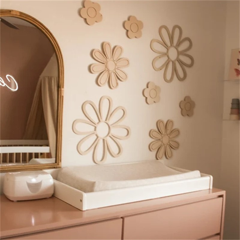 Деревянные настенные цветы с р – обзор и цена Home Decor Korea