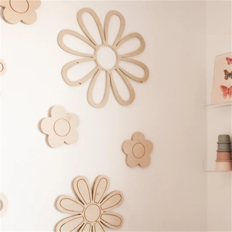 Деревянные настенные цветы с р – обзор и цена Home Decor Korea