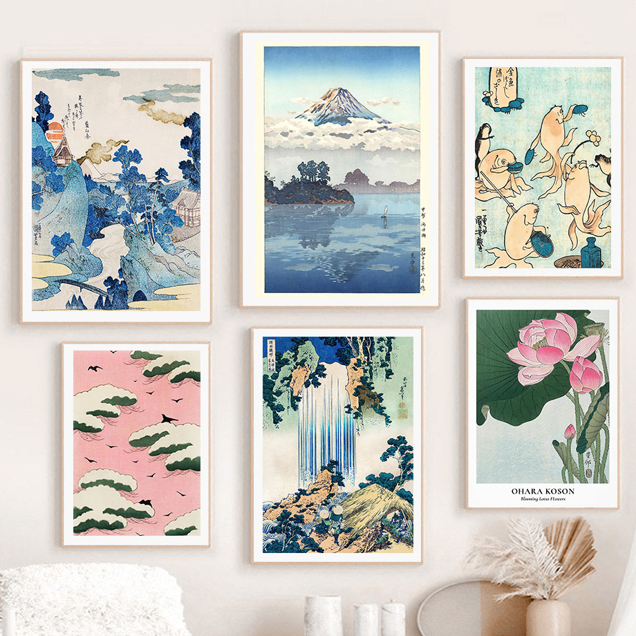 Hokusai Ohara Koson японский х – обзор и цена Home Decor Japanese