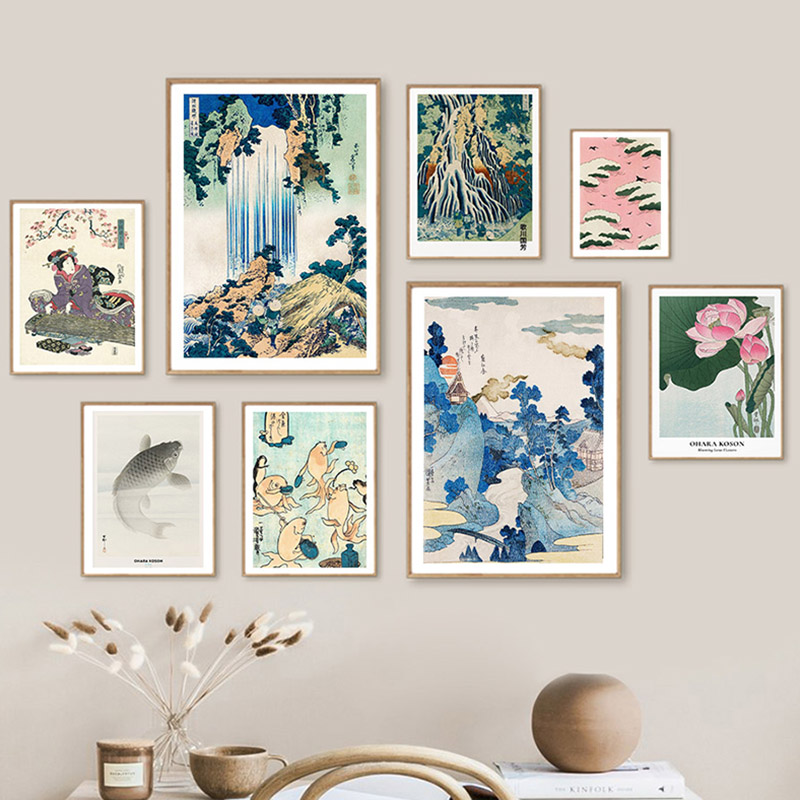 Hokusai Ohara Koson японский х – обзор и цена Home Decor Japanese