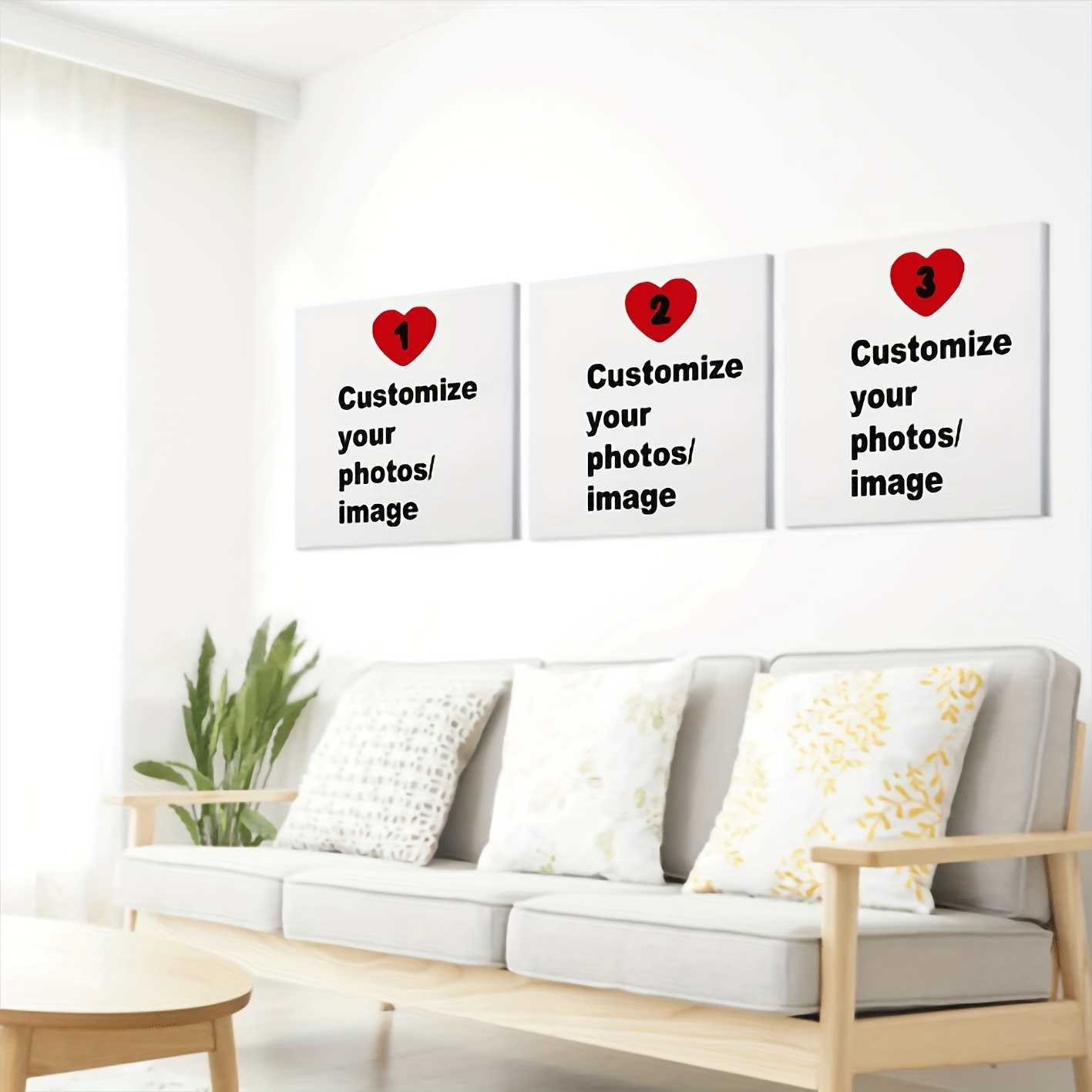3 шт./компл., квадратный холст – обзор и цена Home Decor Kit