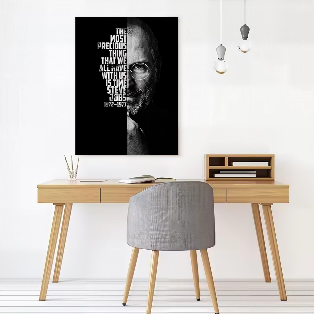 Постер на холсте с Стивом Джоб – обзор и цена Home Decor Jobs