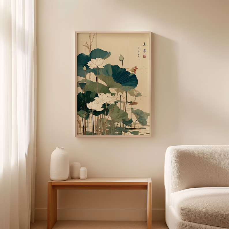 Ретро-японский настенный худож – обзор и цена Home Decor Japanese